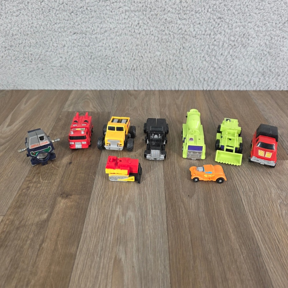 Vintage Transformers Hasbro Takara G1 Constructicons & Robot Vehicle Toy Lot